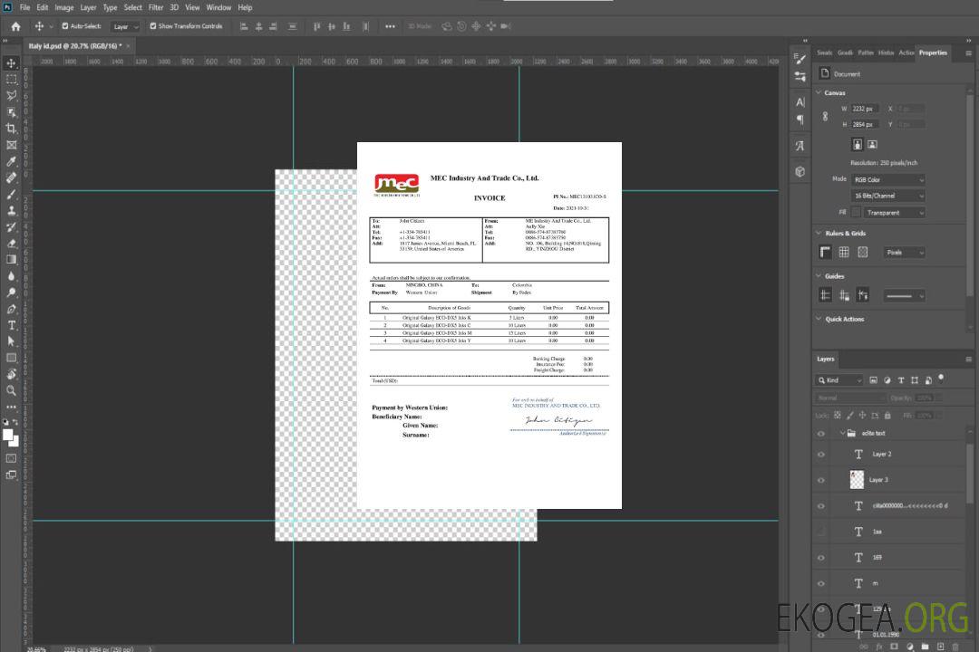 États , Unis MEC Industry and Trade Co. template États , Unis MEC Industry and Trade Co. template
